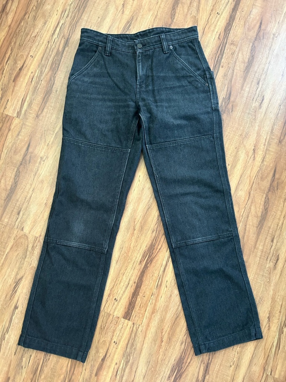 Patagonia Black Straight-Leg Utility Jeans
